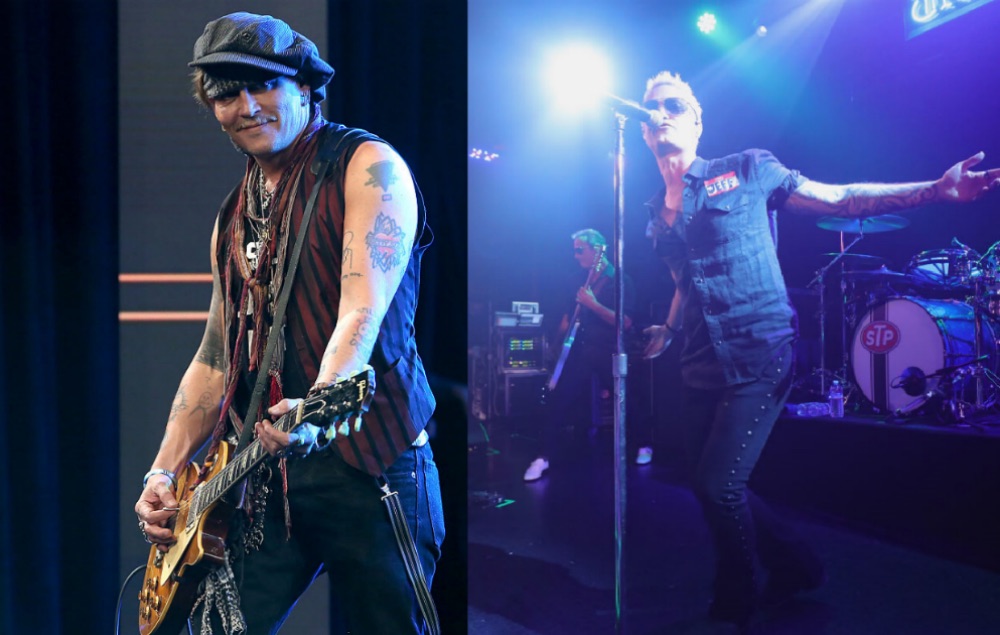 ジョニー・デップ、ストーン・テンプル・パイロッツのステージに飛び入り参加 NME Japan