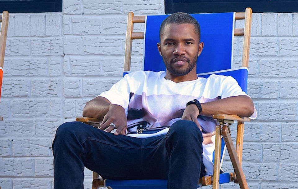 フランク・オーシャン直筆サイン入り超大型写真‥Frank Ocean