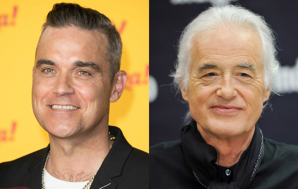 ロビー ウィリアムス 隣人のジミー ペイジを苛立たせるためにロバート プラントの格好をしていたと報道 Nme Japan