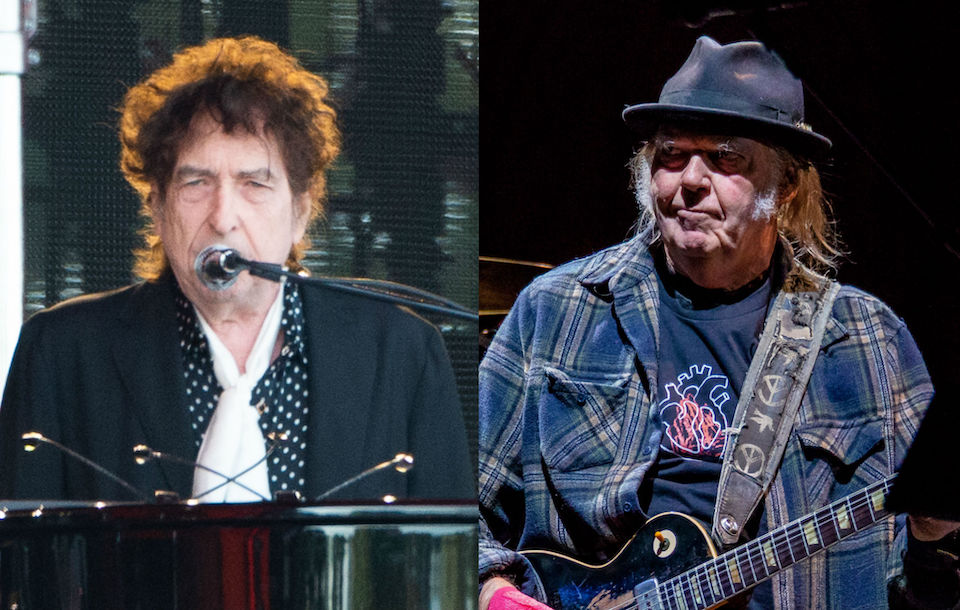 ボブ・ディランとニール・ヤング、25年ぶりにステージで共演 | NME Japan