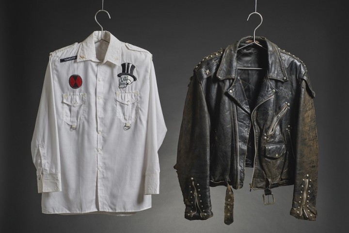 White shirt and leather jacket worn by The Clash